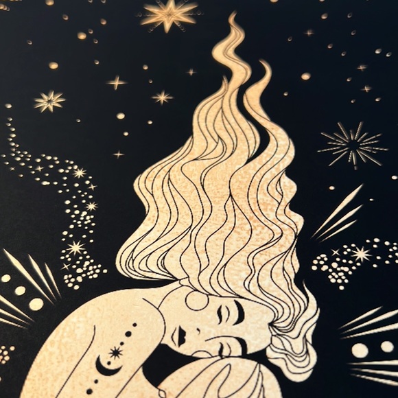 Virgo Wall Art Celestial Zodiac Print Poster Unframed - Picture 16 of 16